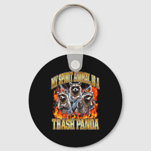 Llavero Mapache Mi Animal Srit Es Un Panda De Basura Botín