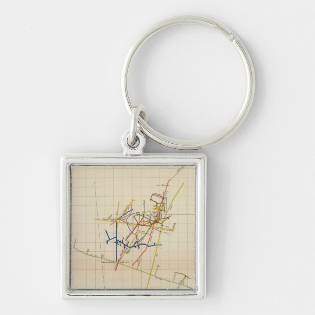 Llavero Mapas de minas de comarca número II (Frente)