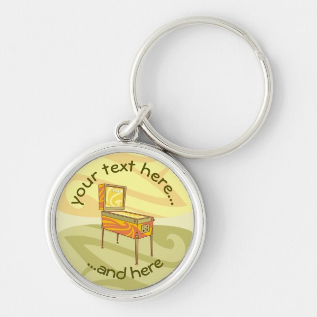 Llavero Máquina de pinball (Frente)