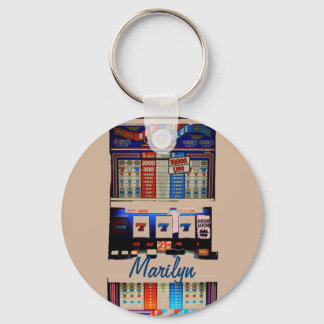Llavero Máquina de ranura personalizada estilo Vegas