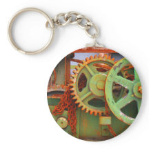 Maquinaria de fábrica antigua engranajes Ruedas Vi