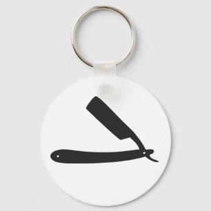 Llavero maquinilla de afeitar de la barbería