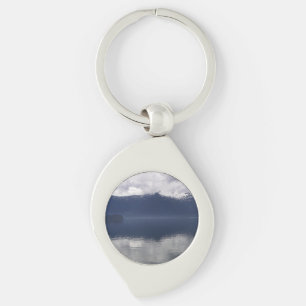 Llavero Mar de Alaska brumoso en tonos azules
