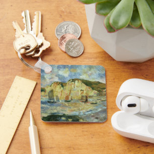 Llavero Mar y Acantilados de Pierre Renoir, Arte Antiguo F