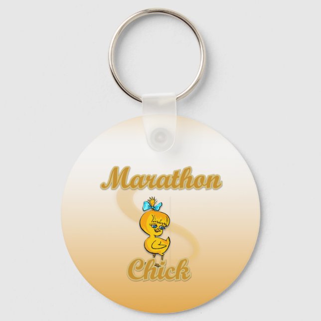 Llavero Marathon Chick (Anverso)