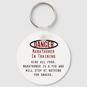 Llavero Marathoner del peligro