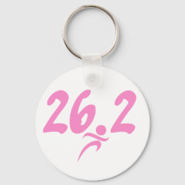 Llavero Maratón rosa 26.2