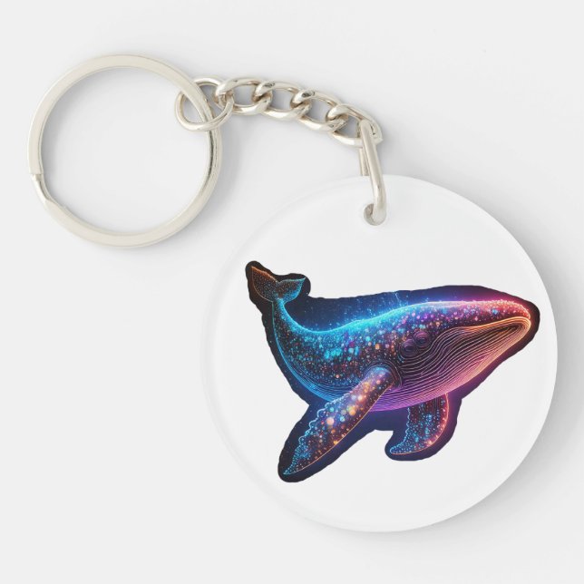 Llavero Maravillosa ballena (Frente)