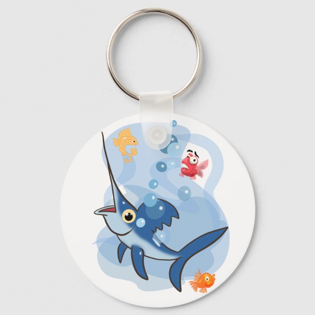 Llavero Maravilloso pez espada (Anverso)