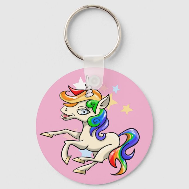 Llavero Maravilloso unicornio (Anverso)