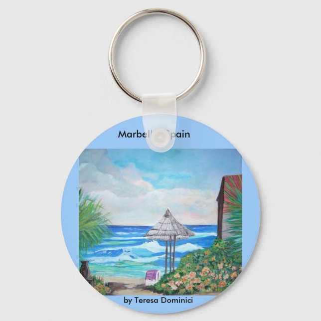 Llavero Marbella, Keychain de España (Anverso)