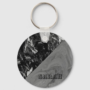 Llavero Marble negro de moda de Guay