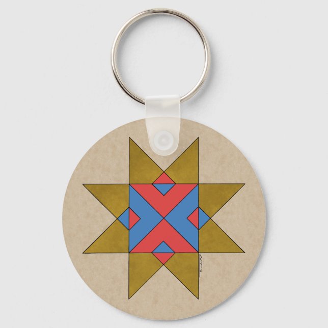 Llavero Marca de bruja de Facebook Auseklis (Anverso)