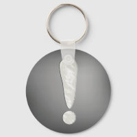 Marca de exclamación Keychain