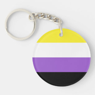 Llavero Marca de orgullo no binaria