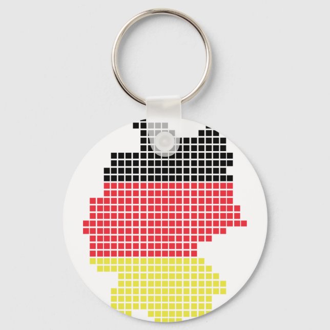 Llavero marca de píxeles de alemania (Anverso)