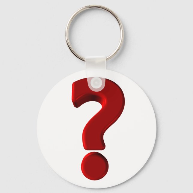 Llavero Marca de preguntas Keychain (Anverso)