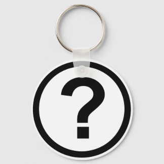Llavero Marca de preguntas Keychain