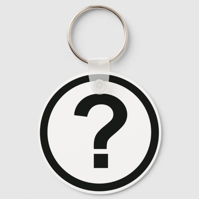 Llavero Marca de preguntas Keychain (Anverso)