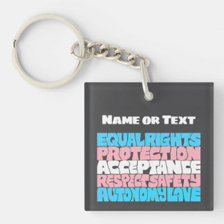Llavero Marca de transmisión PRIDE Nombre o texto personal