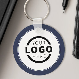 Llavero Marca personalizado Blue Promotional Business Logo