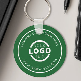 Llavero Marca personalizado Green Promotional Business Log
