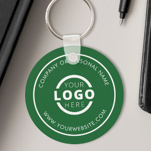 Llavero Marca personalizado Green Promotional Business Log