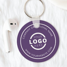 Llavero Marca personalizado Purple Promotional Business Lo