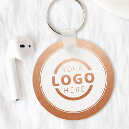 Llavero Marca personalizado Rosa Gold Promocional Business