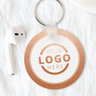 Llavero Marca personalizado Rosa Gold Promocional Business