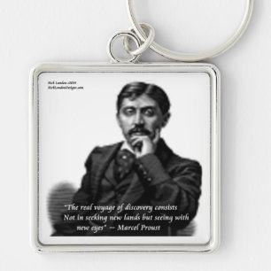 Llavero Marcel Proust & cita famosa