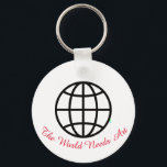 Llavero March is Youth Art Month, The World Needs Art<br><div class="desc">March is Youth Art Month,  The World Needs Art! Keychain</div>