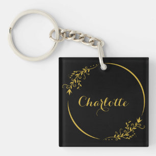 Llavero Marco de Acrílico Decorativo con Nombre Personaliz