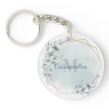 Marco de Relieve metalizado dorado con eucalipto -