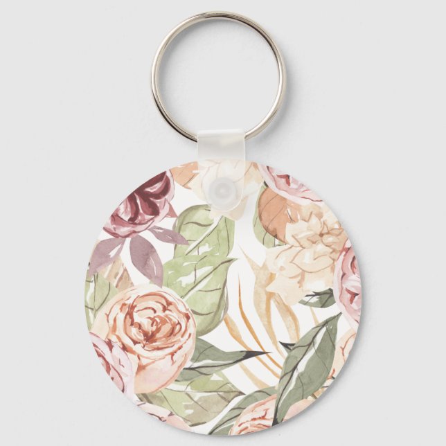 Llavero Marco floral (Anverso)
