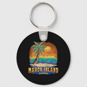 Llavero Marco Island Florida Vintage Molress Souvenir