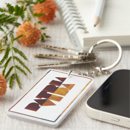 Llavero Marco marrón blanco Patria y vida