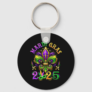 Llavero Mardi Gras 2025 Fleur De Lis Hombres Mujeres Hijos