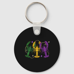 Llavero Mardi Gras Crawfish Funny Retro Parade disfraz Adu