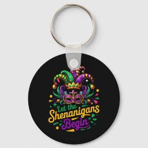 Llavero Mardi Gras Dejar Que Los Shenanigans Empiecen A Lo