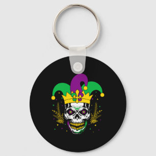 Llavero Mardi Gras Disstume Sugar Skull Carnaval Fiestas H