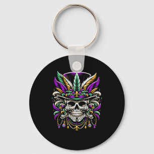 Llavero Mardi Gras Disstume Sugar Skull Carnaval Fiestas H