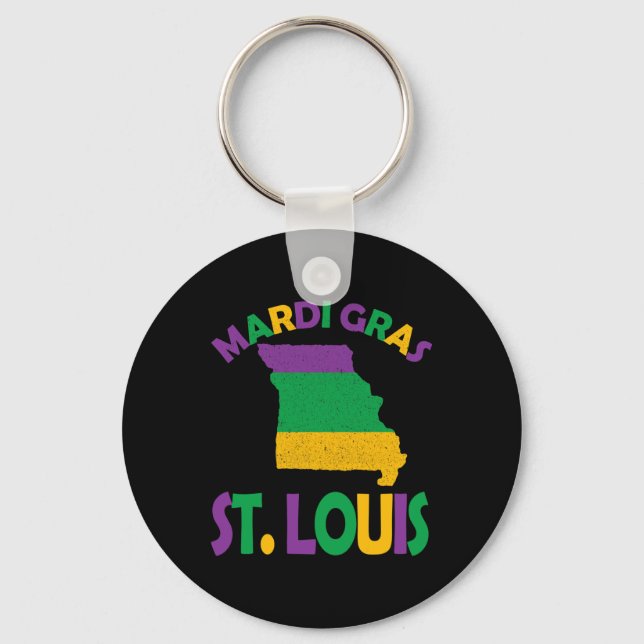 Llavero Mardi Gras Fiesta St Louis Missouri (Anverso)