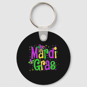Llavero Mardi Gras Jester Equipo de Carnaval de Nueva Orle