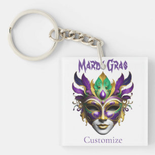 Llavero Mardi Gras Mask Thunder_Cove
