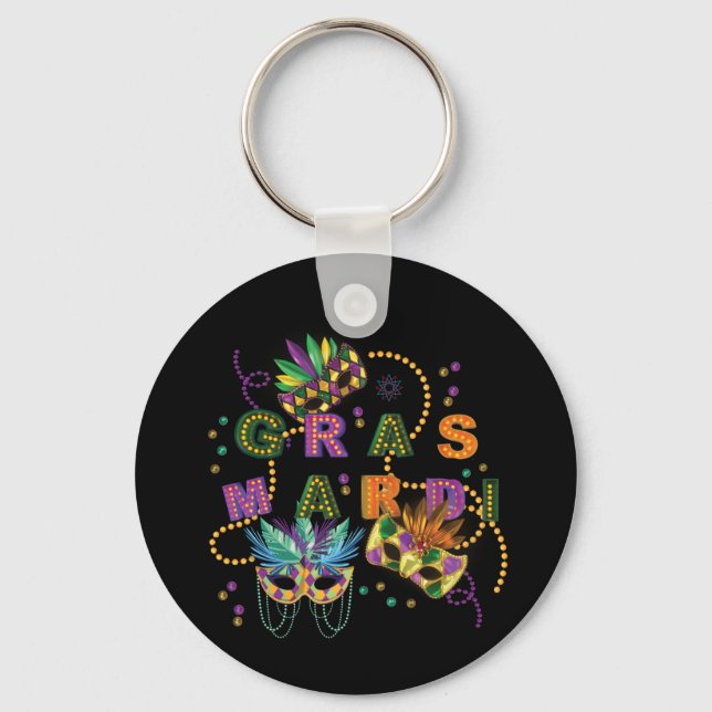 Llavero Mardi Gras moderno (Anverso)