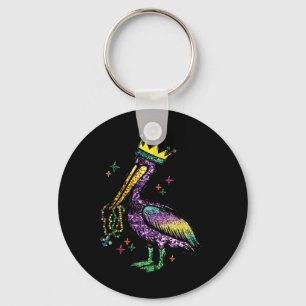 Llavero Mardi Gras Pelican Louisiana Para Mujeres