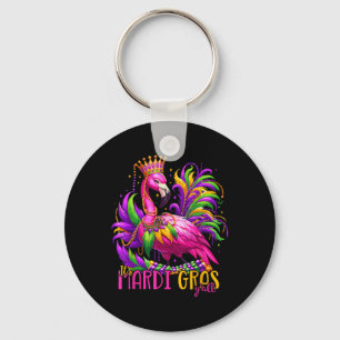 Llavero Mardi Gras Yall Mardi Gras Fiesta Flamingo