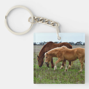 Llavero Mare De Castaño Y Ternera De Palomino,