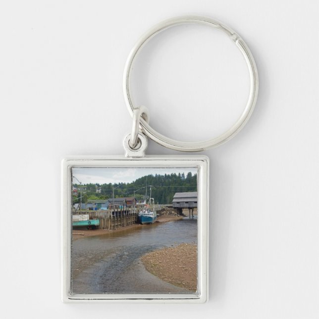 Llavero Marea baja en la Bahía de Fundy en St. Martins, Ne (Frente)